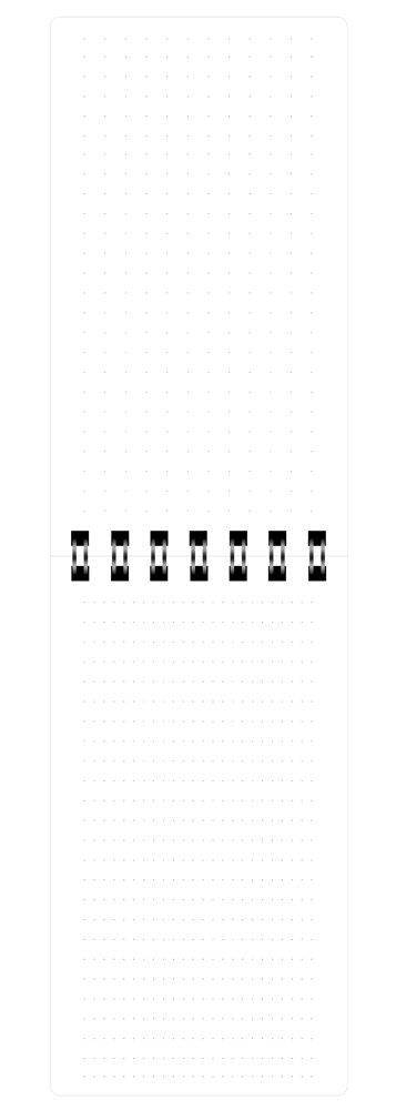 Action Publishing Minimalist JournalBook - Special Edition Royal Blue (7" x 8.5") Side-Bound Journaling Notebook - Durable Quality, Dotted Line Paper