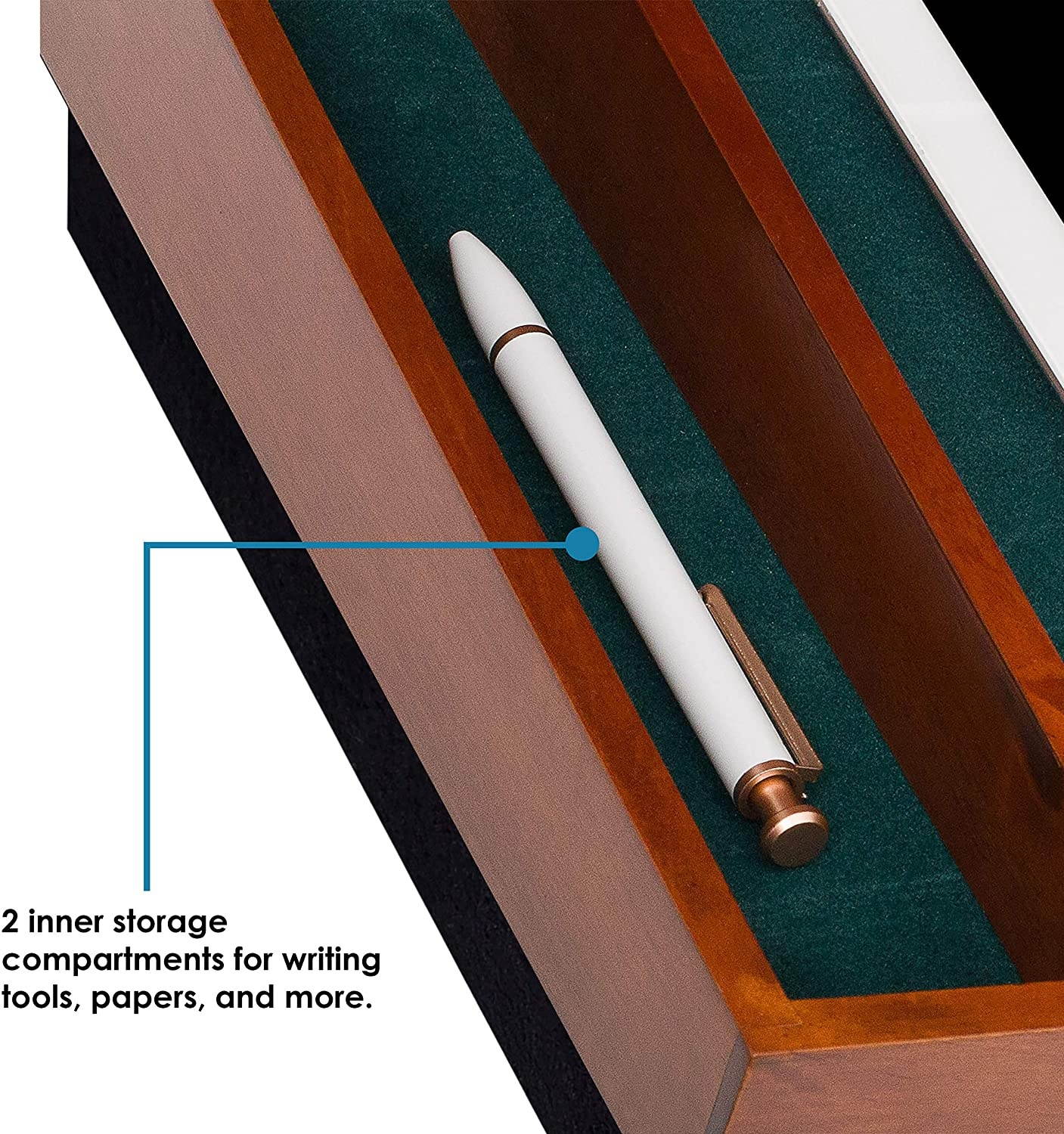 LapDesk Schoolhouse Wood LapDesk with storage (45075)