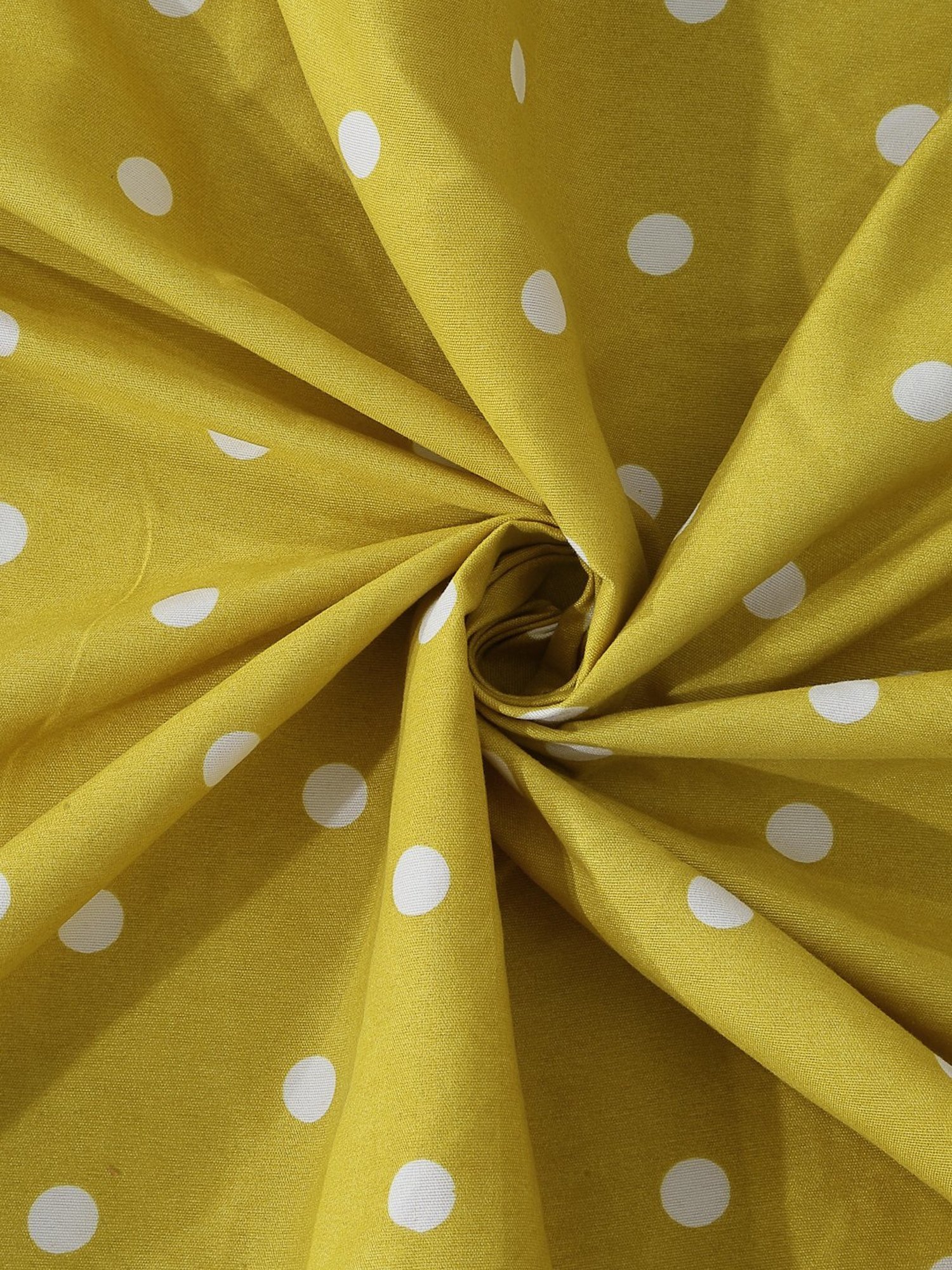 Klotthe Floral White & Yellow 300 TC Cotton Blend Single Bed Sheet with Pillow Cover