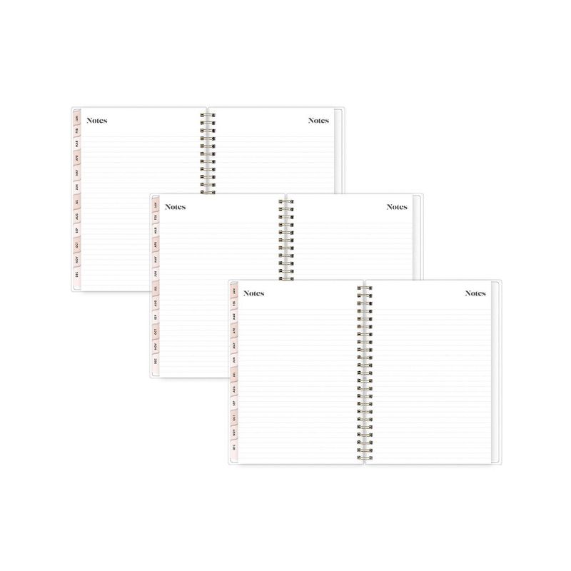 2021 Planner Notes 5.875" x 8.625" Frosted Plastic Monthly Wirebound Sadie - The Everygirl Planner