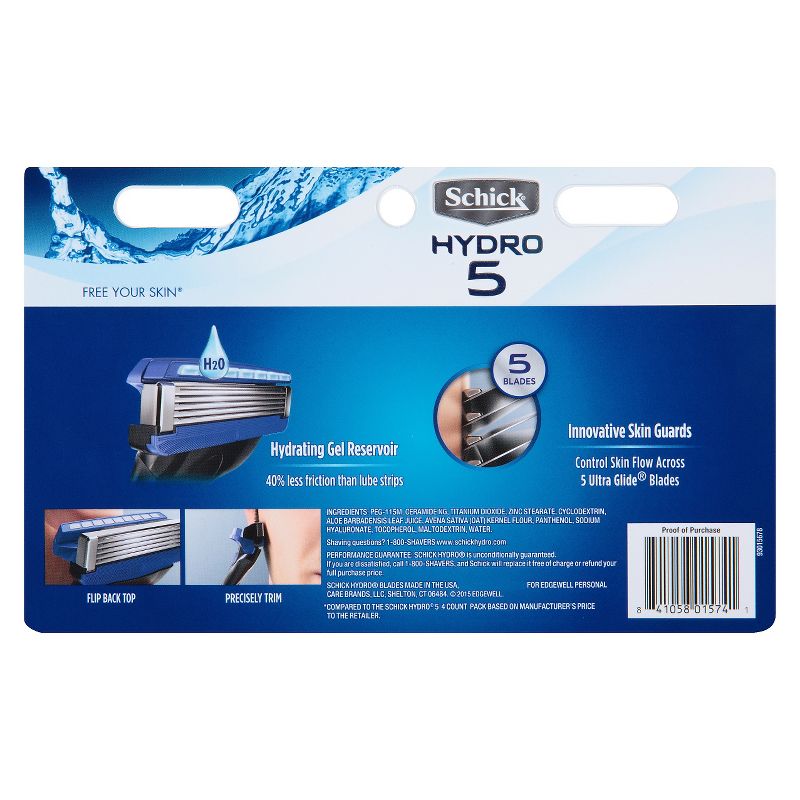 Schick Hydro 5 Men's Razor Blade Refills - 12ct