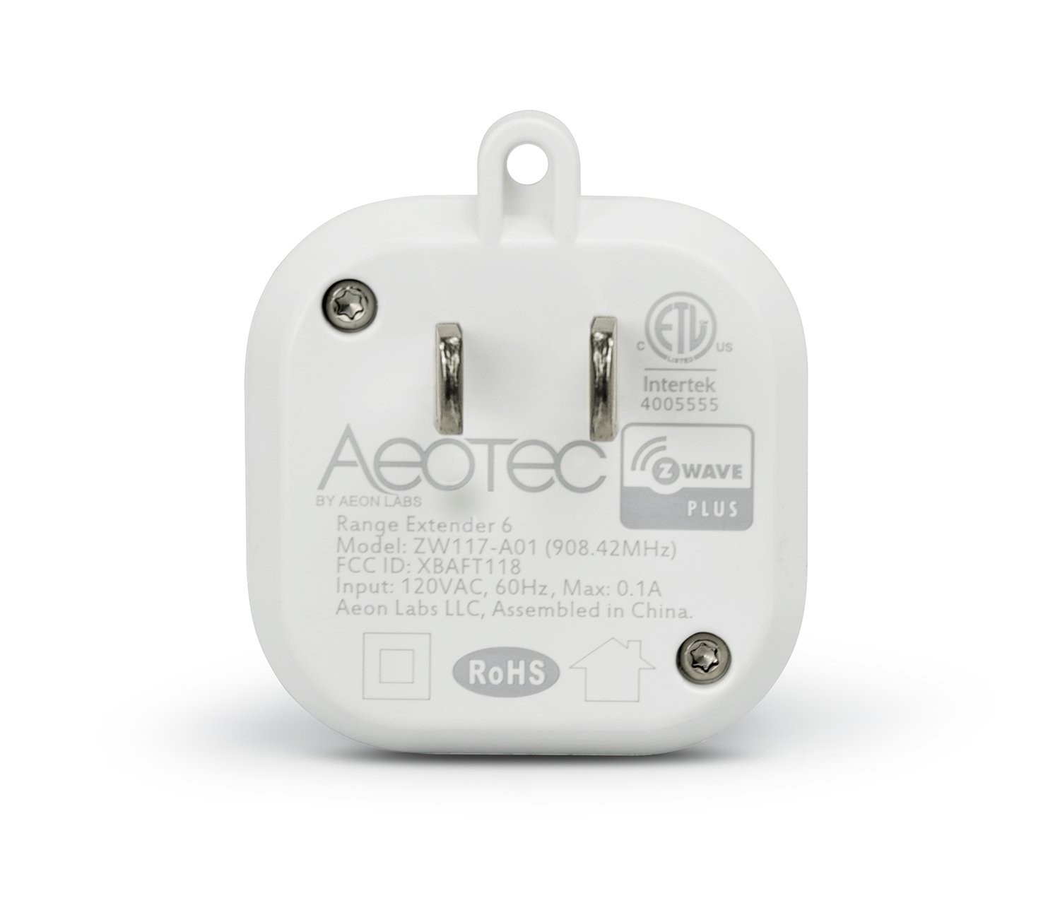 Aeotec Range Extender 6, Z-Wave Plus repeater