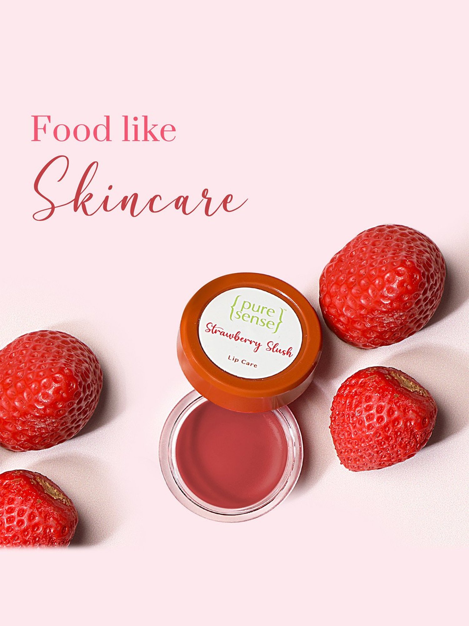 Pure Sense Strawberry Slush Lip Balm - 5 gm