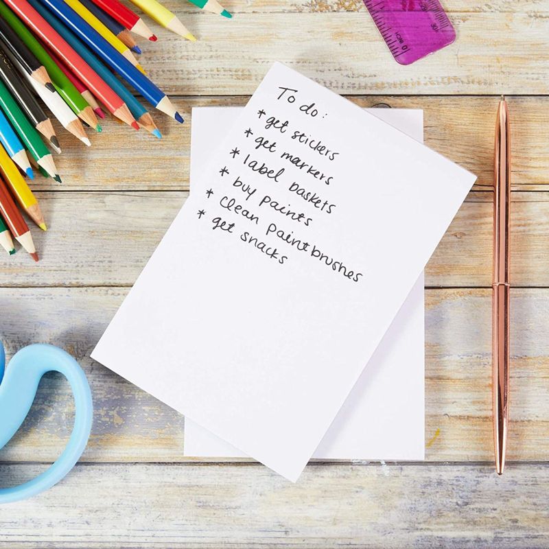 Stockroom Plus 10 Pack Blank Notepads, Scratch Memo Pads (6 x 4 Inches)