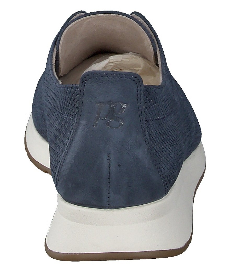 Paul Green Isabella Woven Nubuck Leather Oxford Sneakers