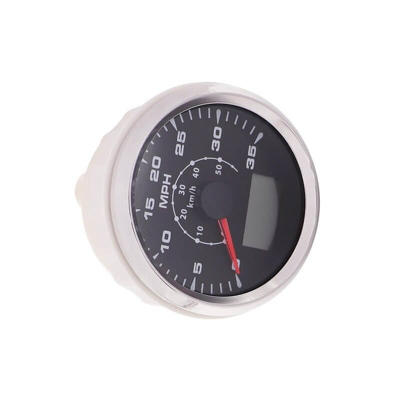 85MM Speedo GPS Speedometer Odometer Boat Speed Meter 0-35 mph with sensor for Yacht water-proof 8 color Backlight