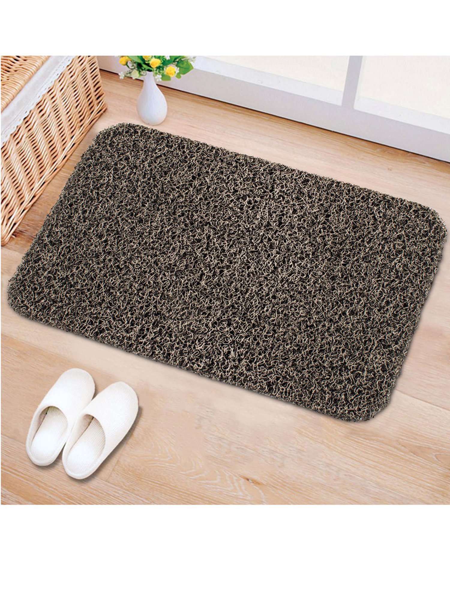Freelance Grey PVC Set of 1 Door Mats