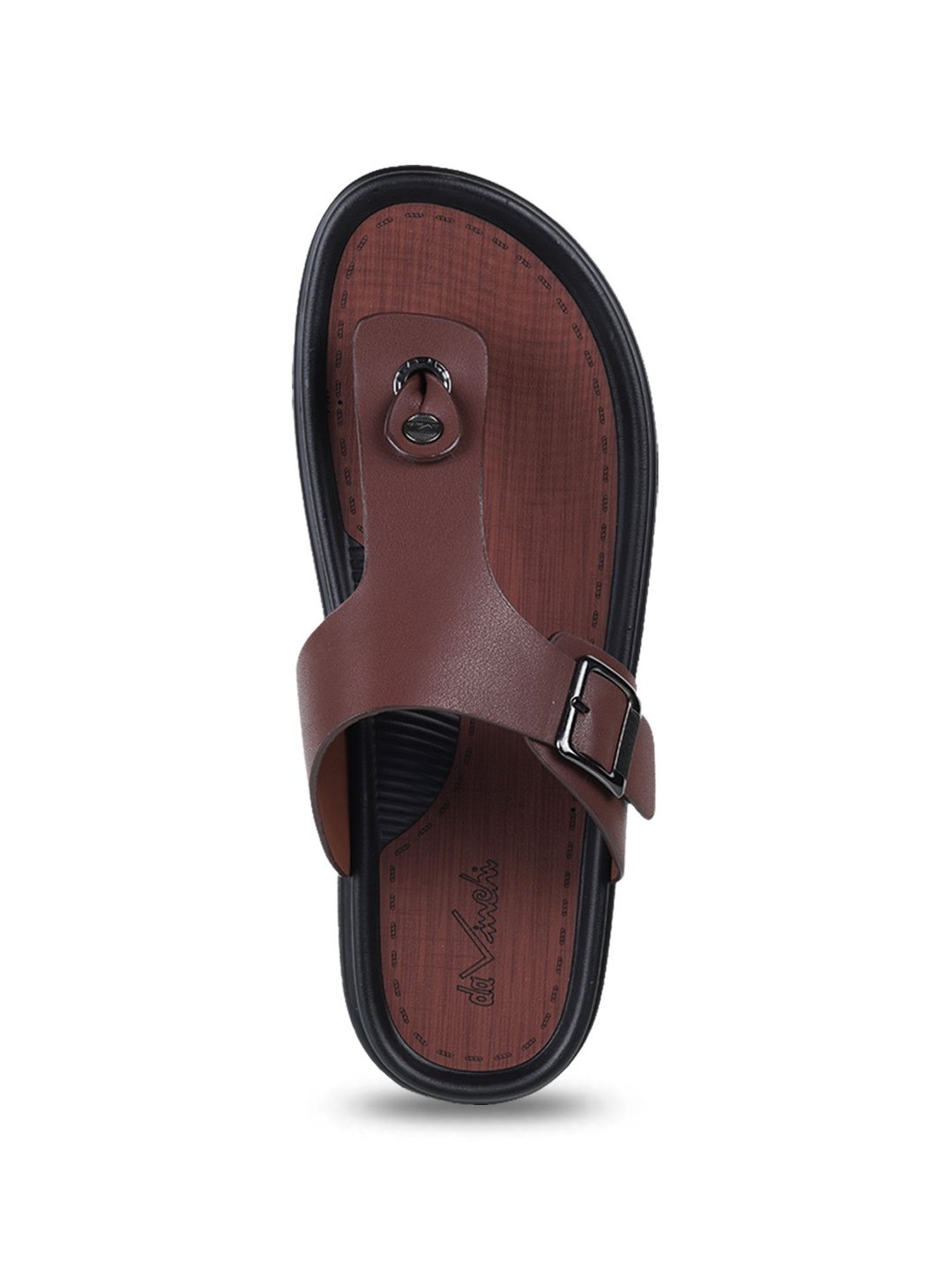 Da Vinchi by Metro Men's Brown Thong Sandals
