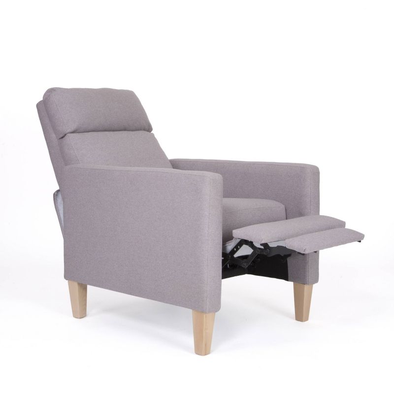 Vanessa Mid Century Recliner Pebble Gray - Christopher Knight Home