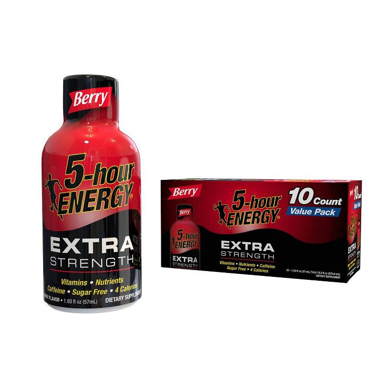 5 Hour Energy Extra Strength Shot - Berry - 10pk