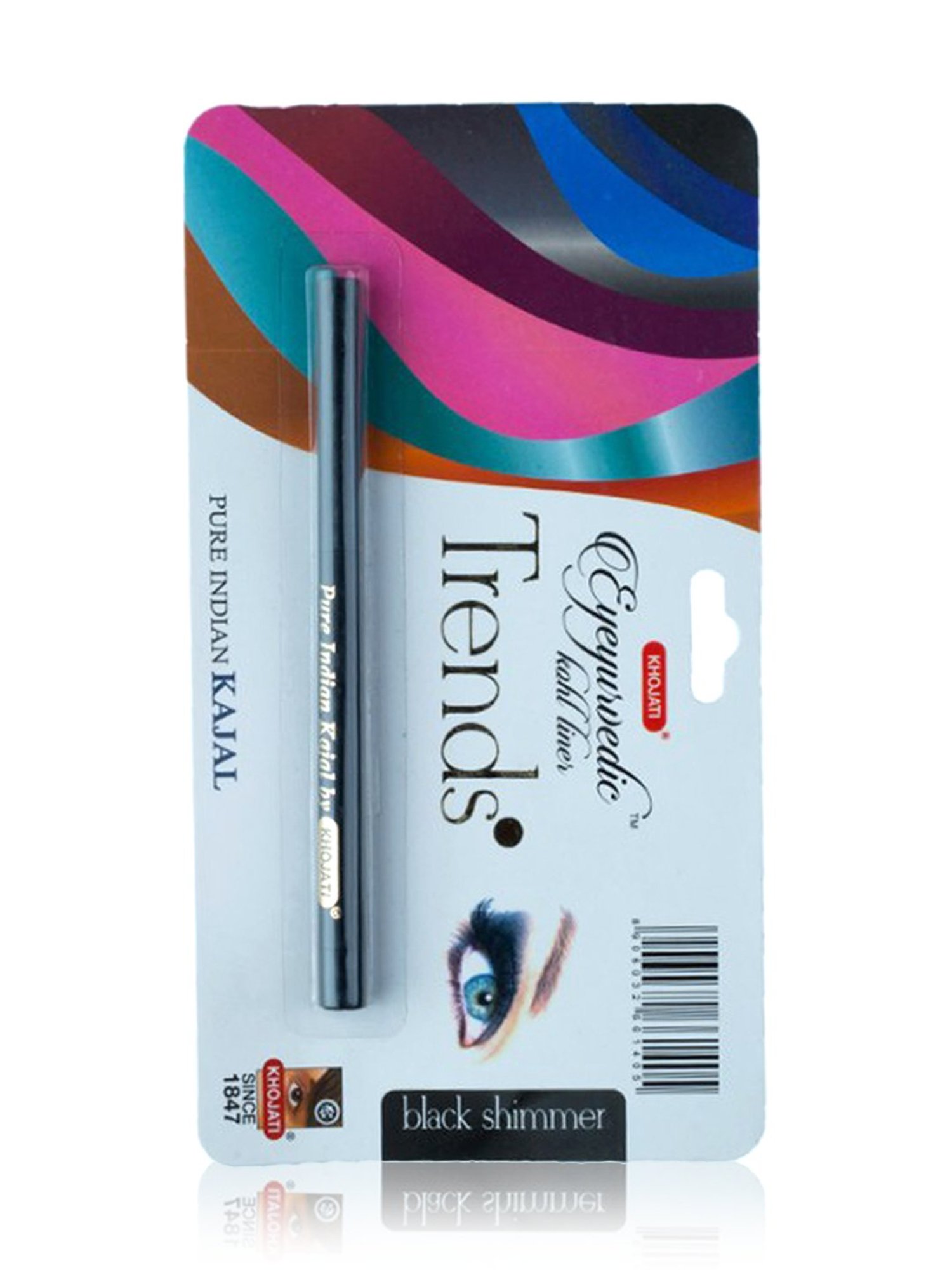 Khojati Eyeyurvedic Kohl Liner Trends Black Shimmer - 0.25 gm
