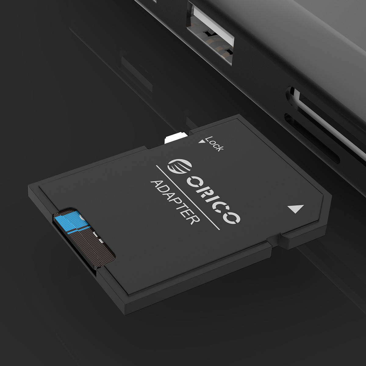 ORICO Ultra 128GB Micro SD Card Class 10 Memory Card with Adapter, Speed Up to 80MB/s