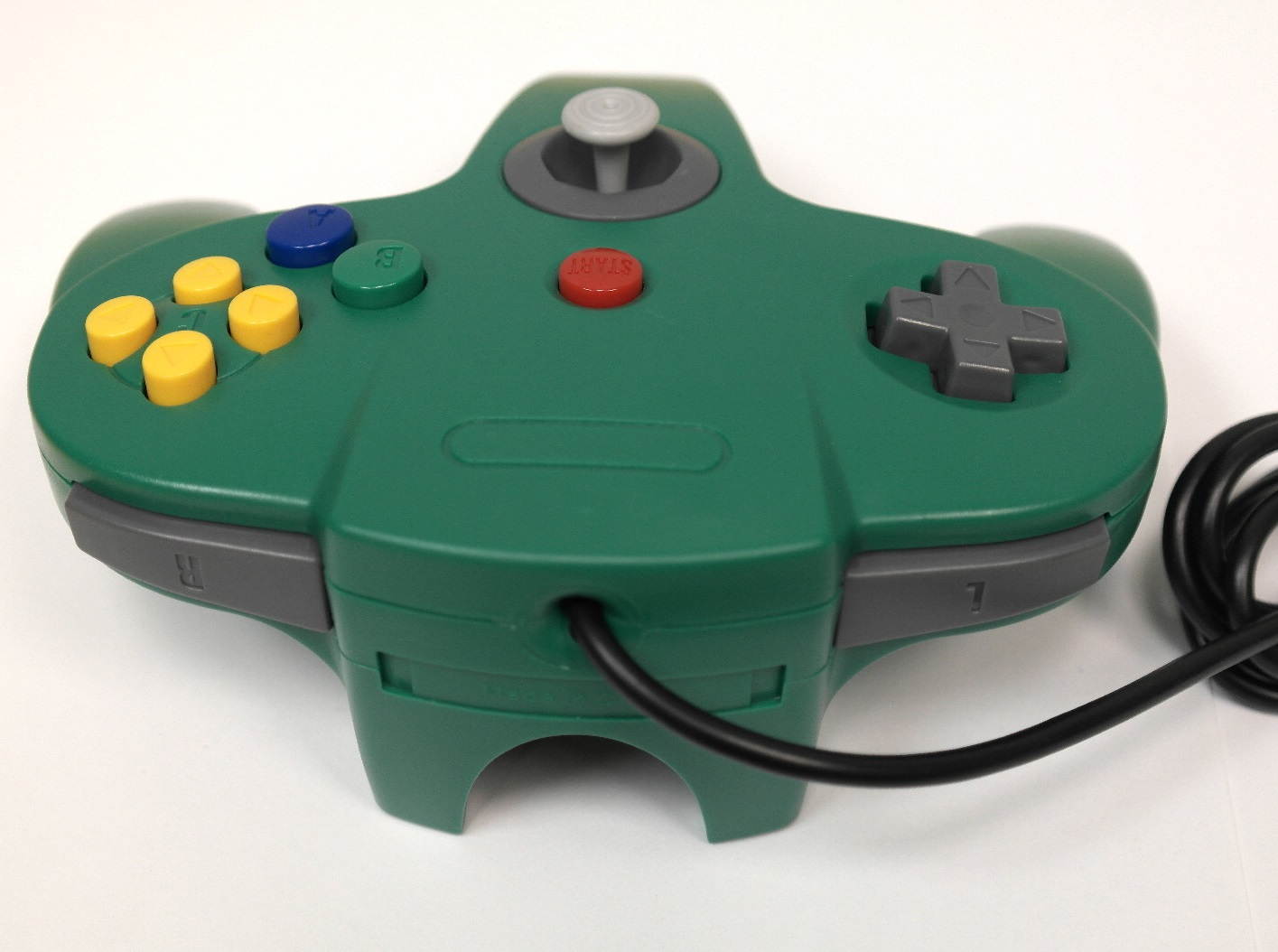 Green Replacement Controller for Nintendo N64 by Mars Devices