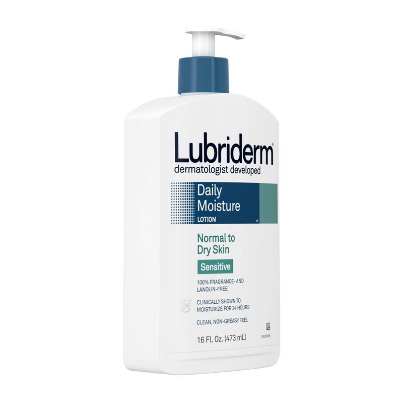 Unscented Lubriderm Daily Moisture Body Lotion for Sensitive Skin - 16 fl oz