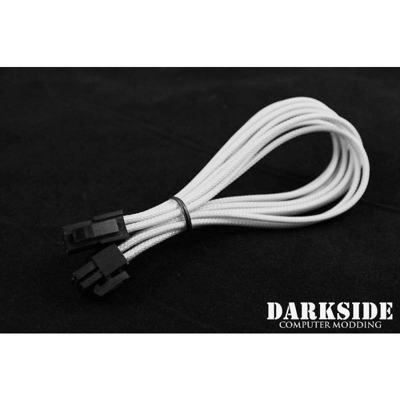 Darkside 4+4 EPS 12" (30cm) HSL Single Braid Extension Cable - White (DS-0524)