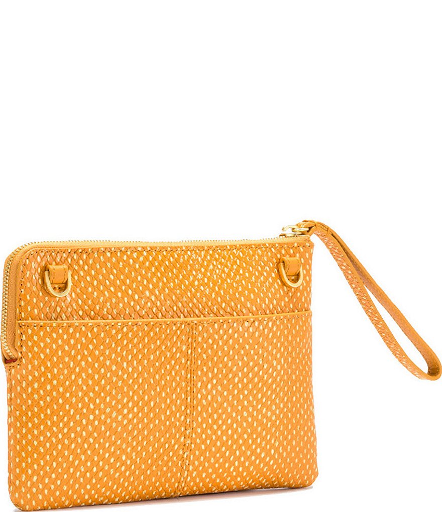 Etienne Aigner Adeline Signature Leather Wristlet Crossbody Bag