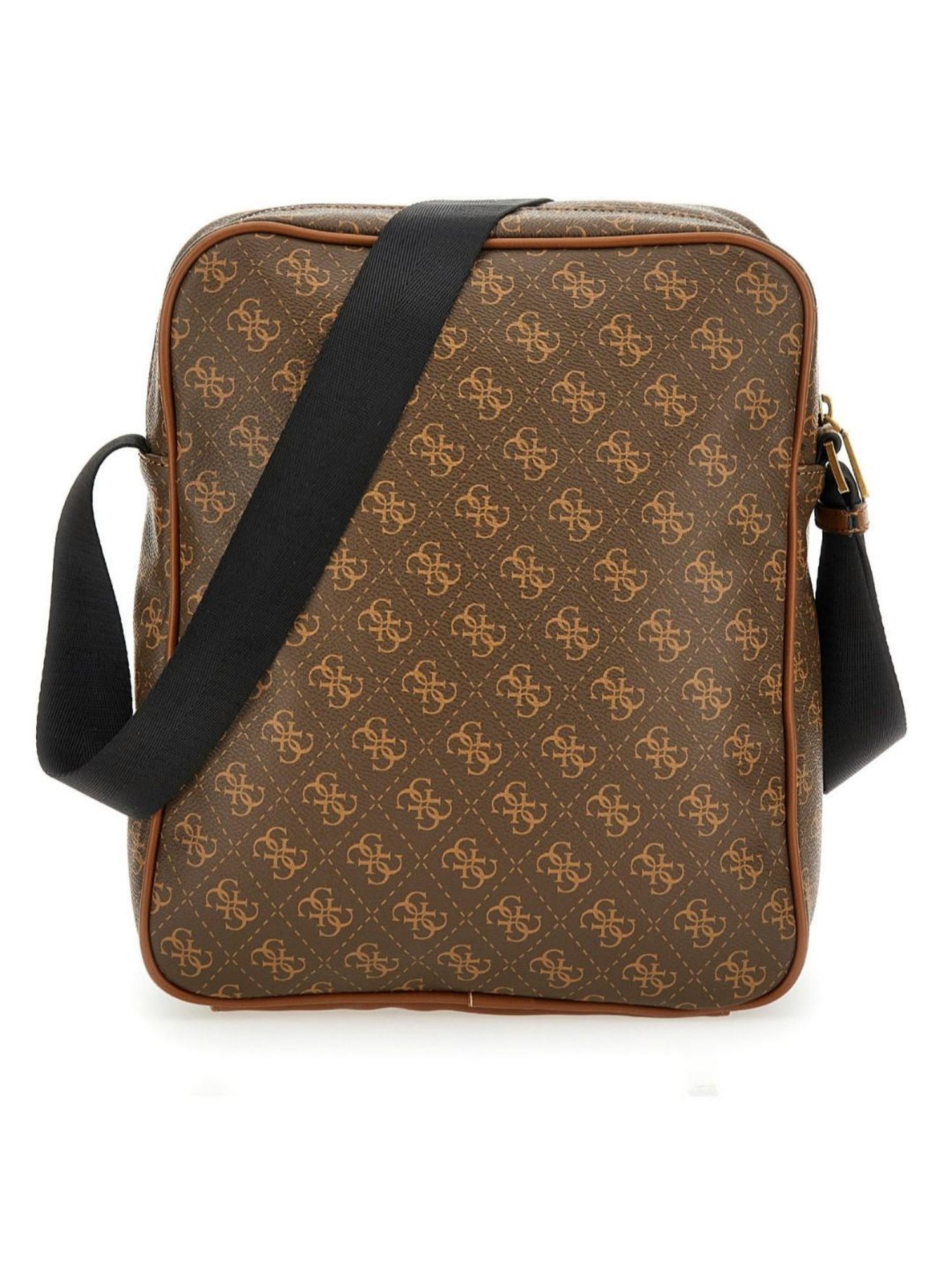 GUESS Brown VEZZOLA Printed Medium Cross Body Bag