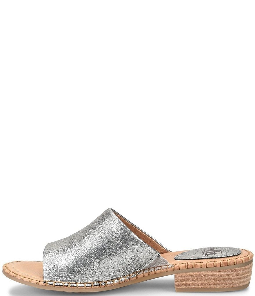 Sofft Nalanie Metallic Leather Slides