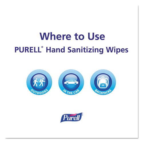 GOJO PURELL On-the-go Sanitizing Hand Wipes