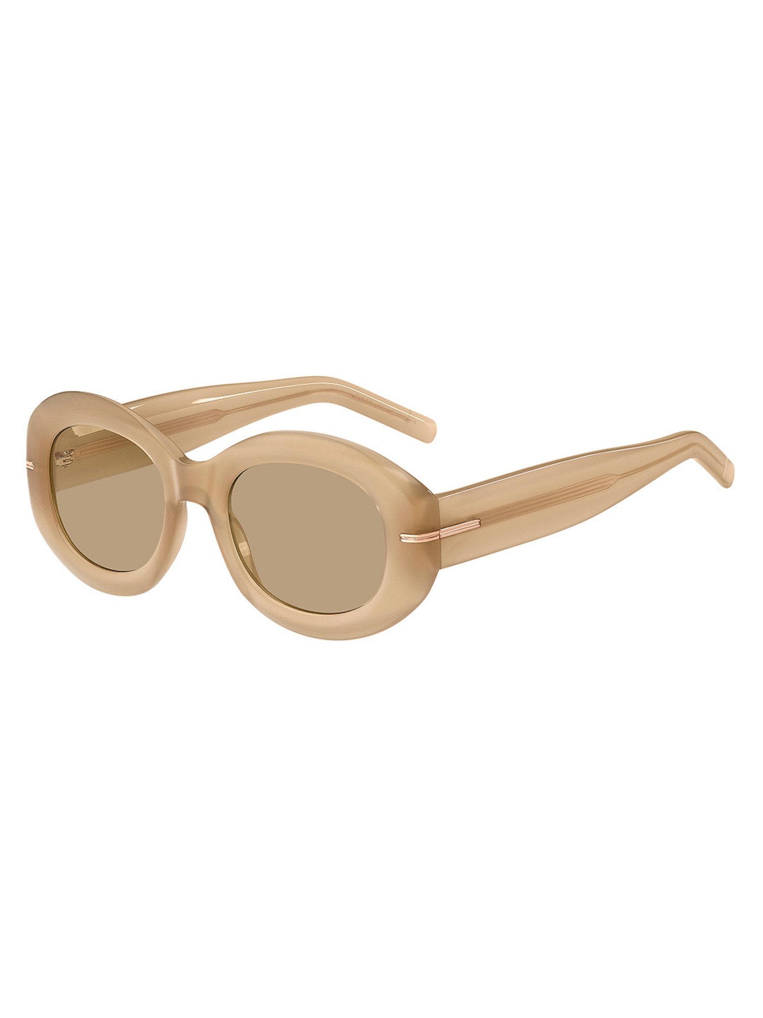 Hugo Boss Brown Oval Sunglasses for Women