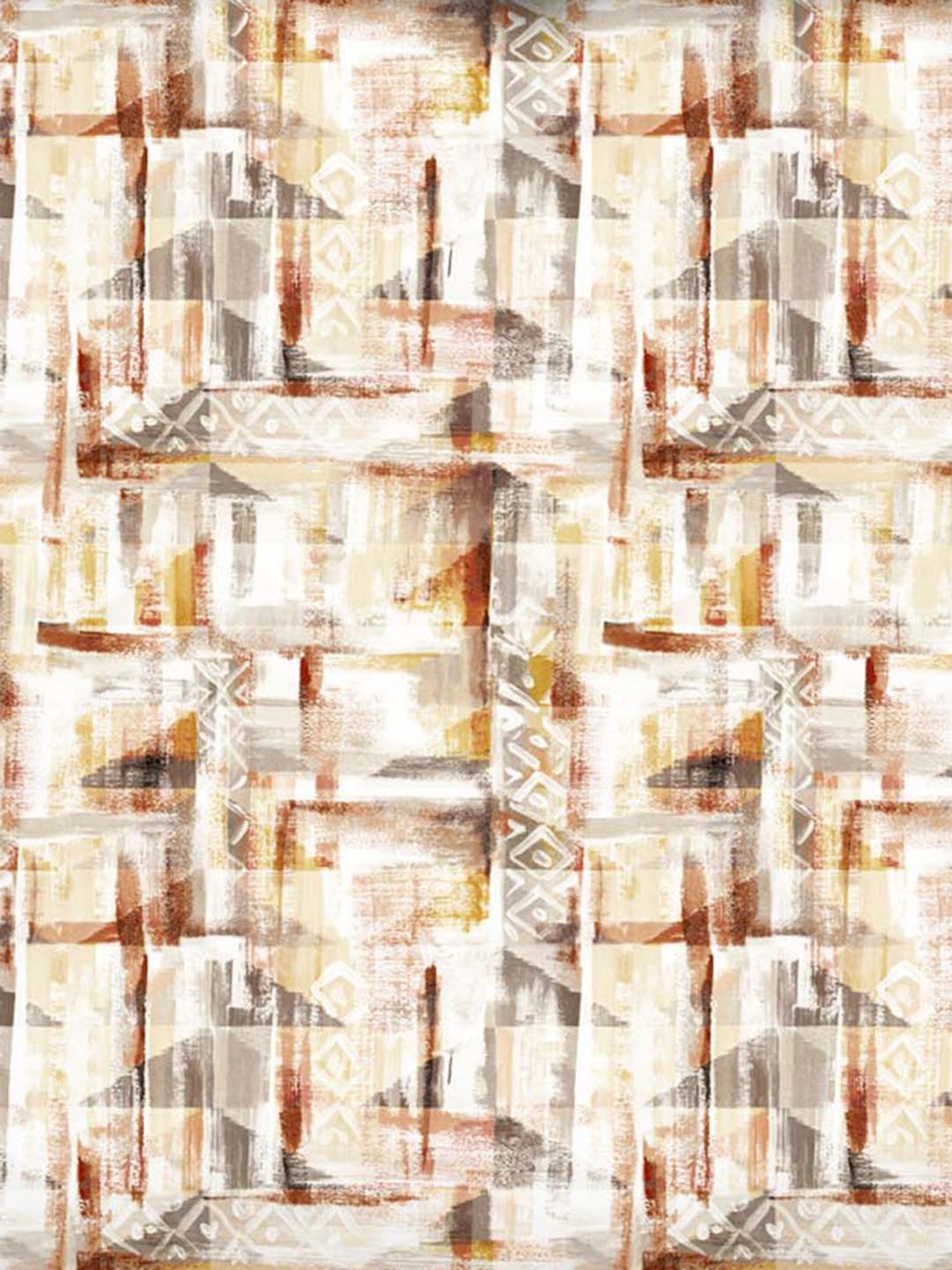 GM Brown 100% Cotton 144 TC Queen Bedsheet Set