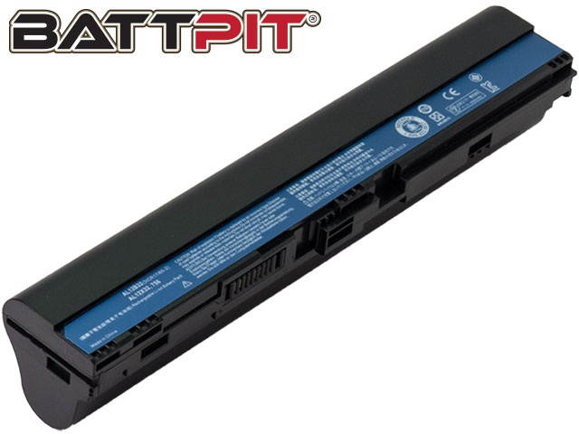 BattPit: Aspire One 725-0487 battery for Acer AK.004BT.098, AL12B31, AL12B72, KT.00407.002
