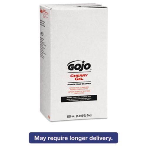 Cherry Gel Pumice Hand Cleaner, Cherry Scent, 5,000 ml Refill, 2/Carton 7590-02
