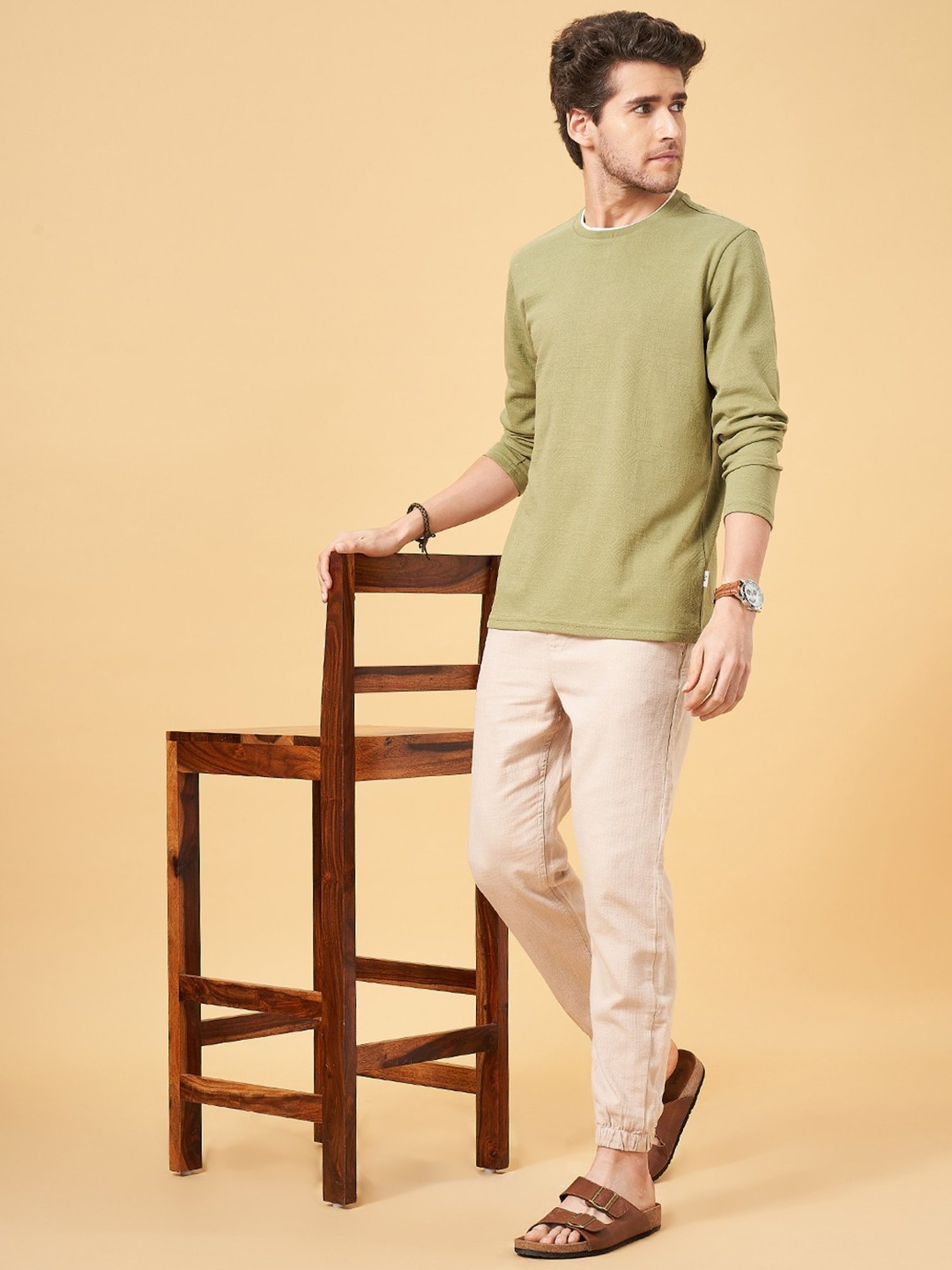 7 Alt By Pantaloons Reseda Slim Fit T-Shirt