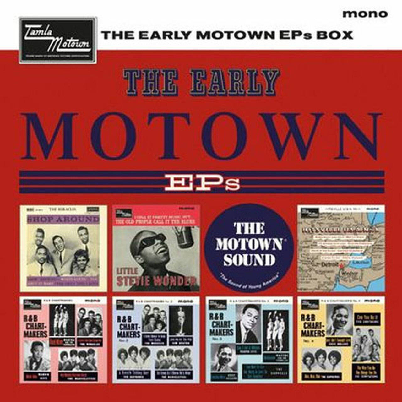 Early Motown EPs Numbered, Limited Edition 45rpm 7" Vinyl 7 Discs (Box Set)