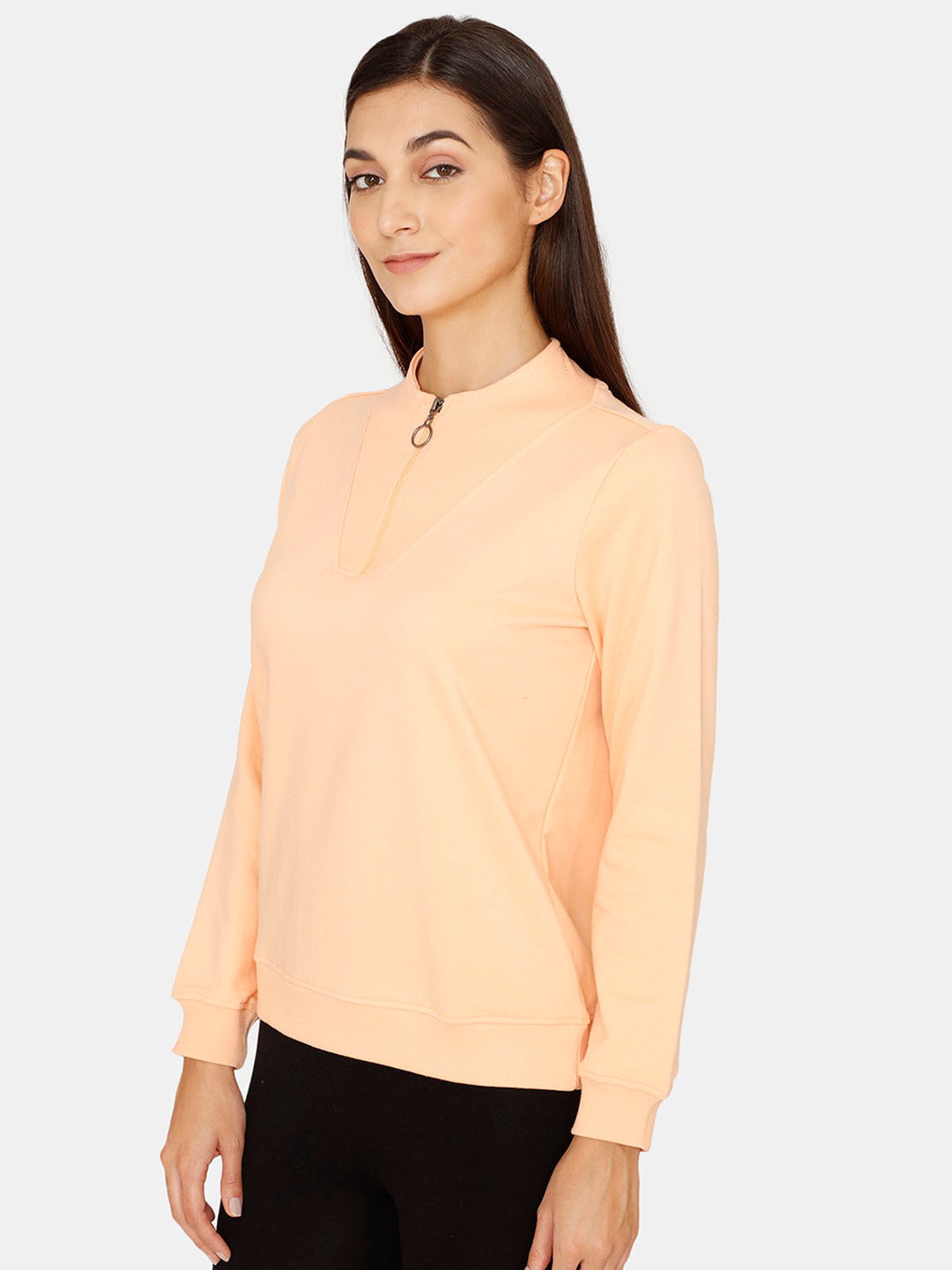 Zivame Peach Relaxed Fit Top