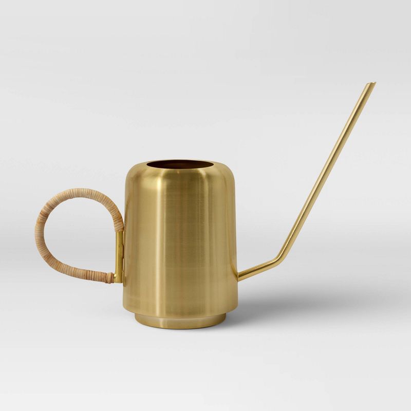 Blue Rose Polish Pottery Spring Tulip Watering Can