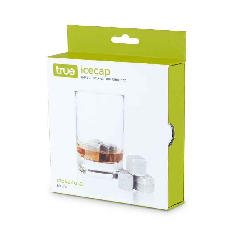 TRUE Glacier Rocks 6pc Soapstone Cube Set