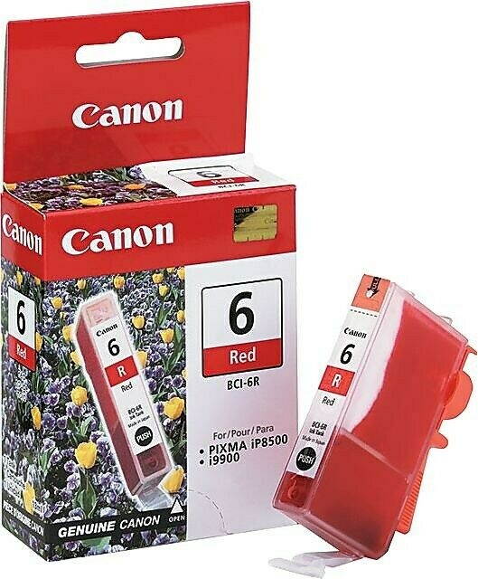Canon BCI-6R Red Ink Cartridge (8891A003)
