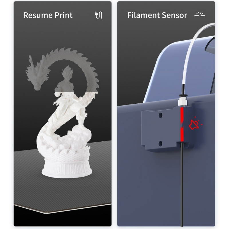 ANYCUBIC 3D Printer, 4Max Pro 2.0 Upgraded Metal FDM 3D Printer, Fully Enclosed, TFT Touchscreen, Ultra-Silent, Works with ABS/TPU/PLA/Hips Filament, 10.63''(L) x 8.27''(W) x 7.48''(H) Printing Size