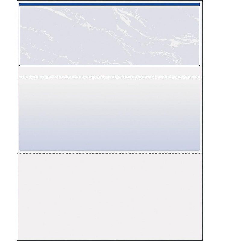 Docugard Standard Security Check Blue Marble Top 24 lb Letter 500/Ream 04501