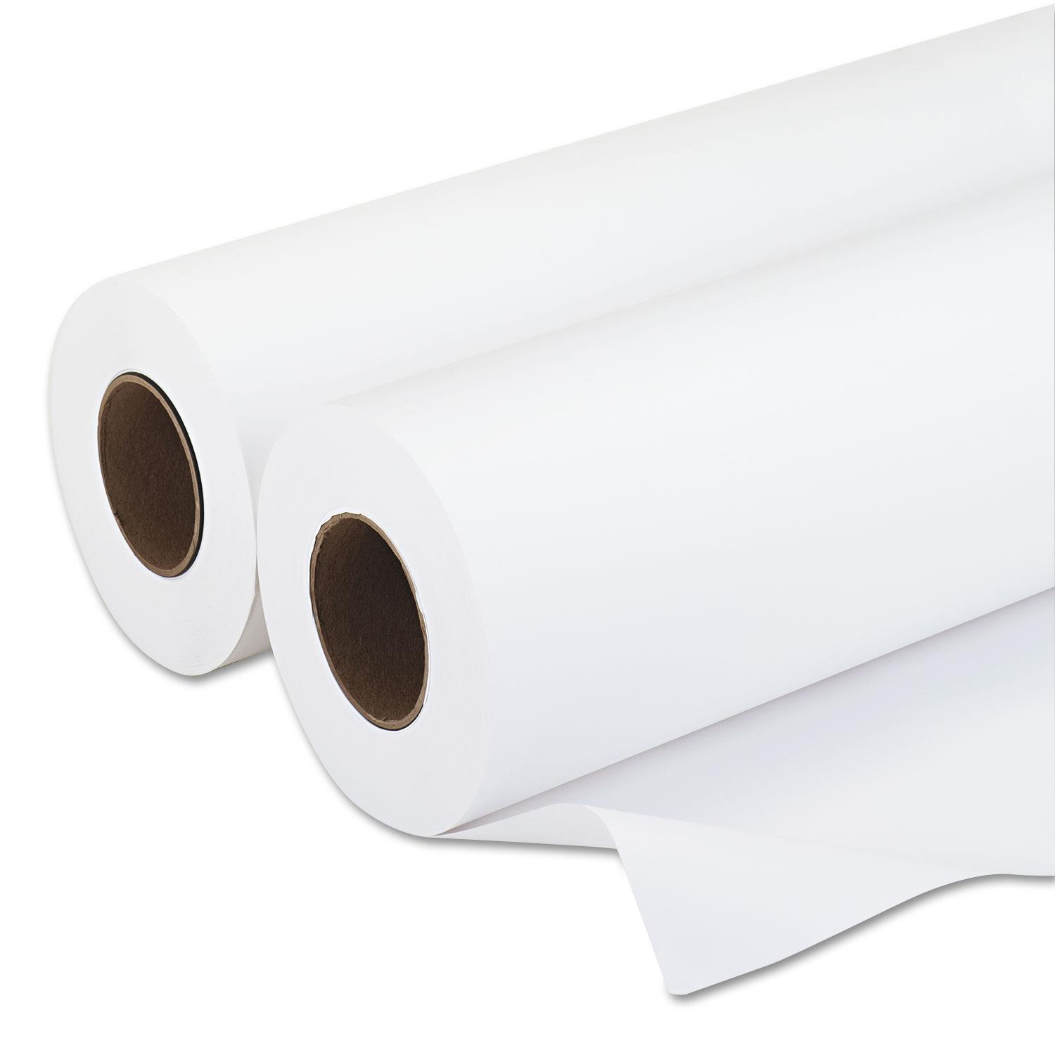 Wide-Format Inket Paper Roll, 24 lbs., 2" Core, 42" x 150 ft, White. A