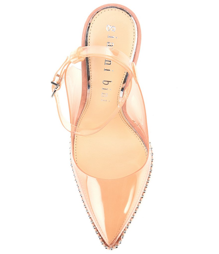 Trotters Kari Pearlized Leather Block-Heel Pumps