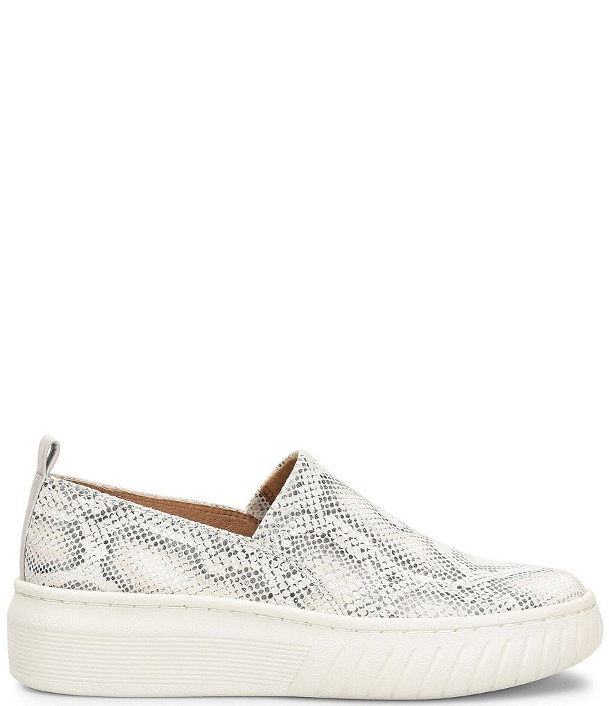 Sofft Potina Snake Print Slip-On Wedge Sneakers