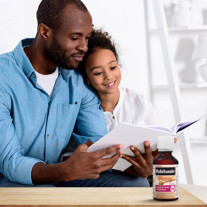 Children's Robitussin Cough & Chest Congestion DM Relief Liquid - Dextromethorphan - Honey - 4 fl oz