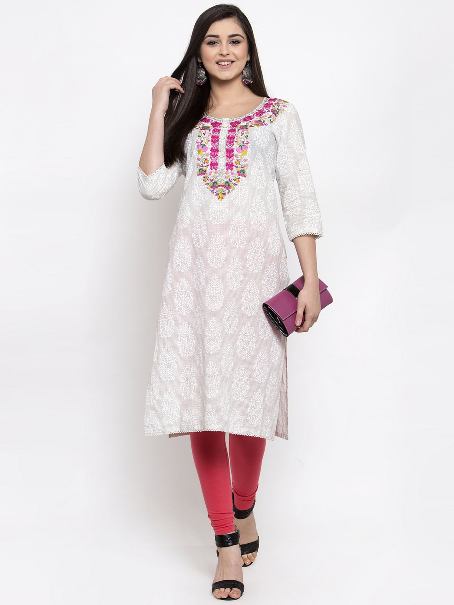 TAG 7 Pink & Yellow Leggings - Pack of 2