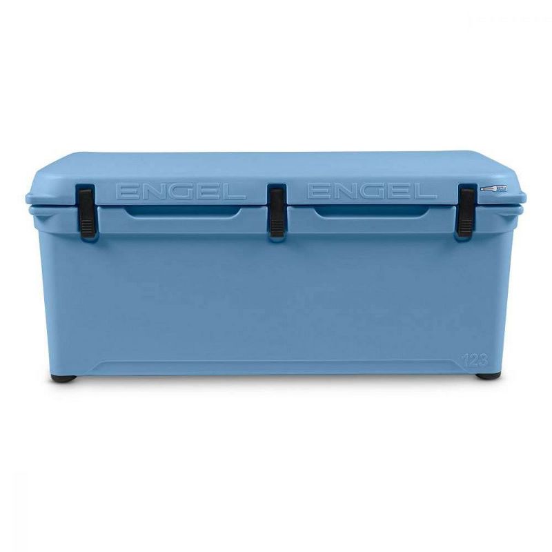 Engel 123 High Performance Durable Roto Molded 130 Can Cooler, Arctic Blue