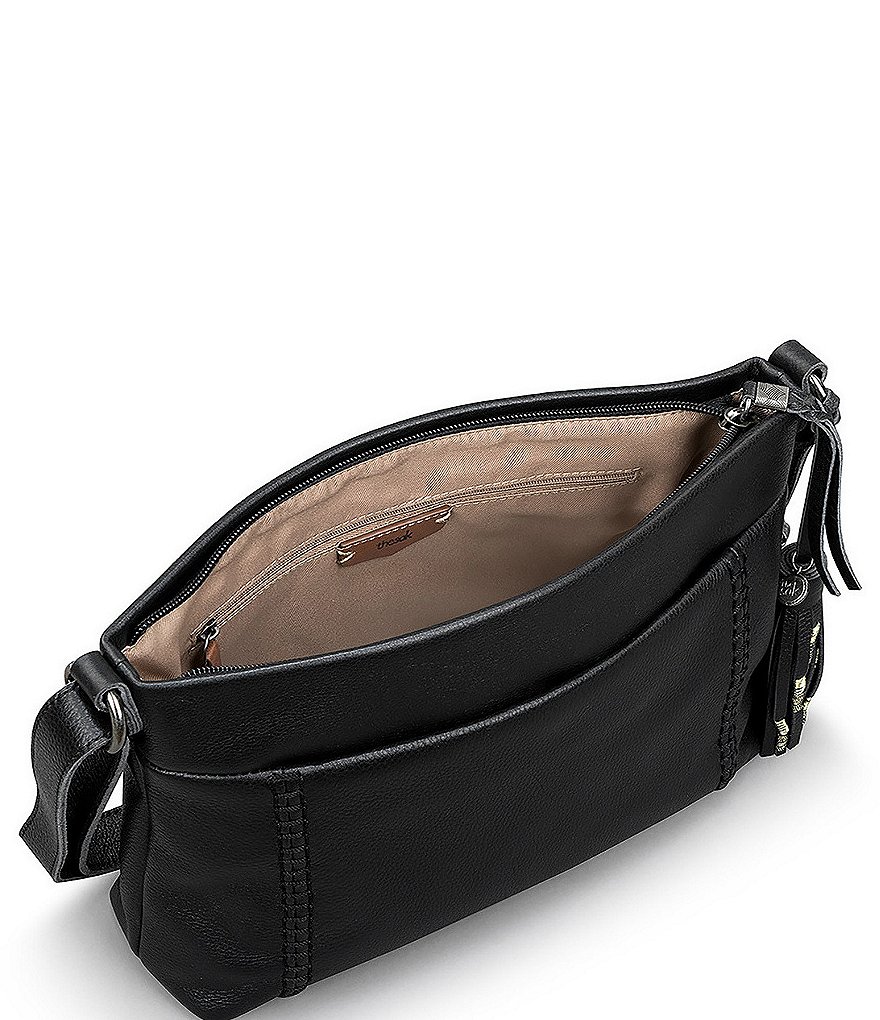 The Sak Melrose Top Zip Leather Crossbody Bag