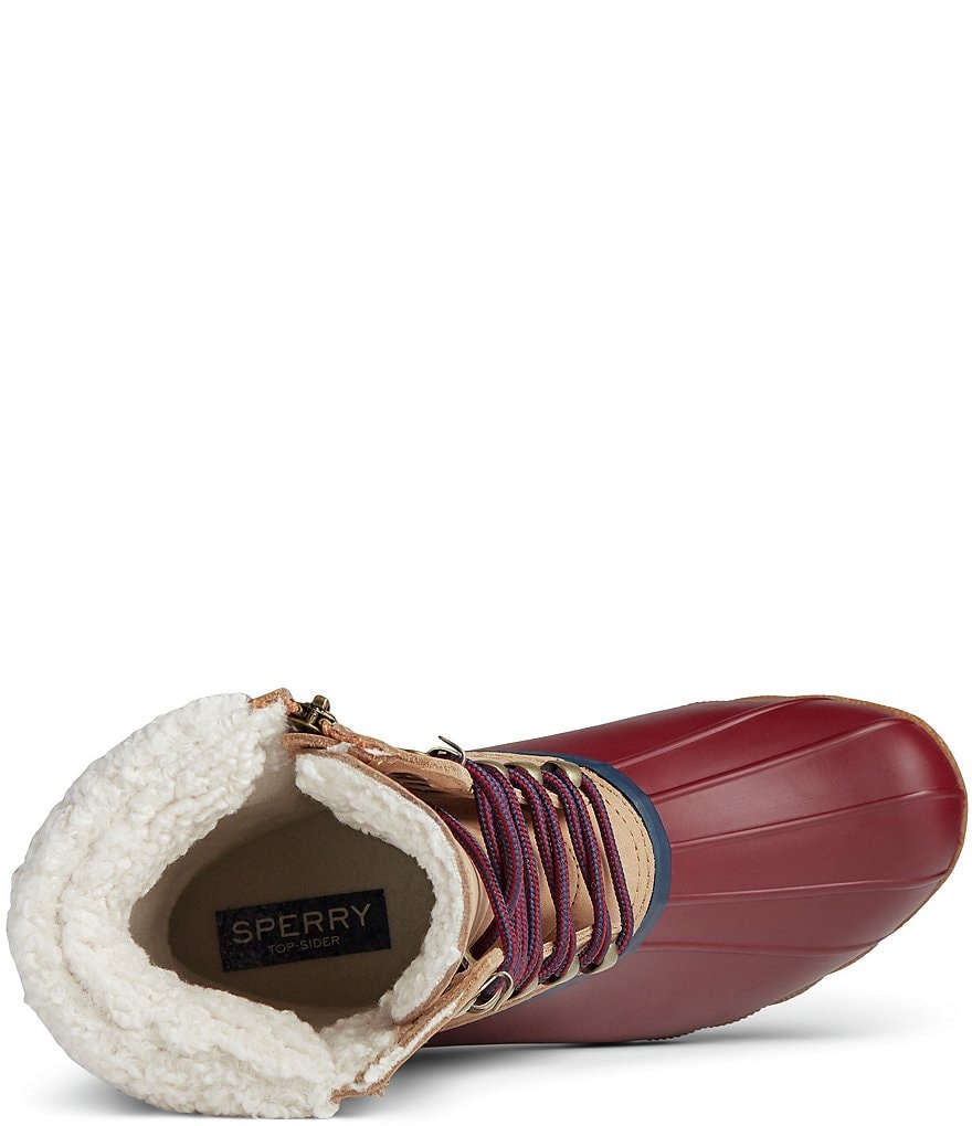 Sperry Women's Saltwater Tall Leather Cozy Winter Duck Boots