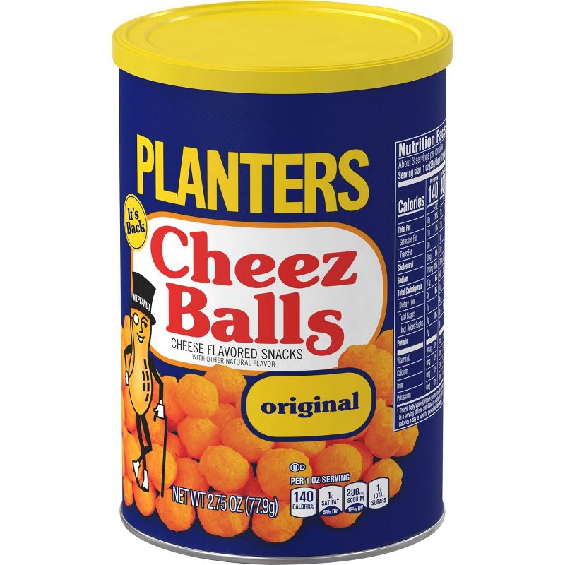 Planters Cheez Balls Puffed Snack - 2.75oz