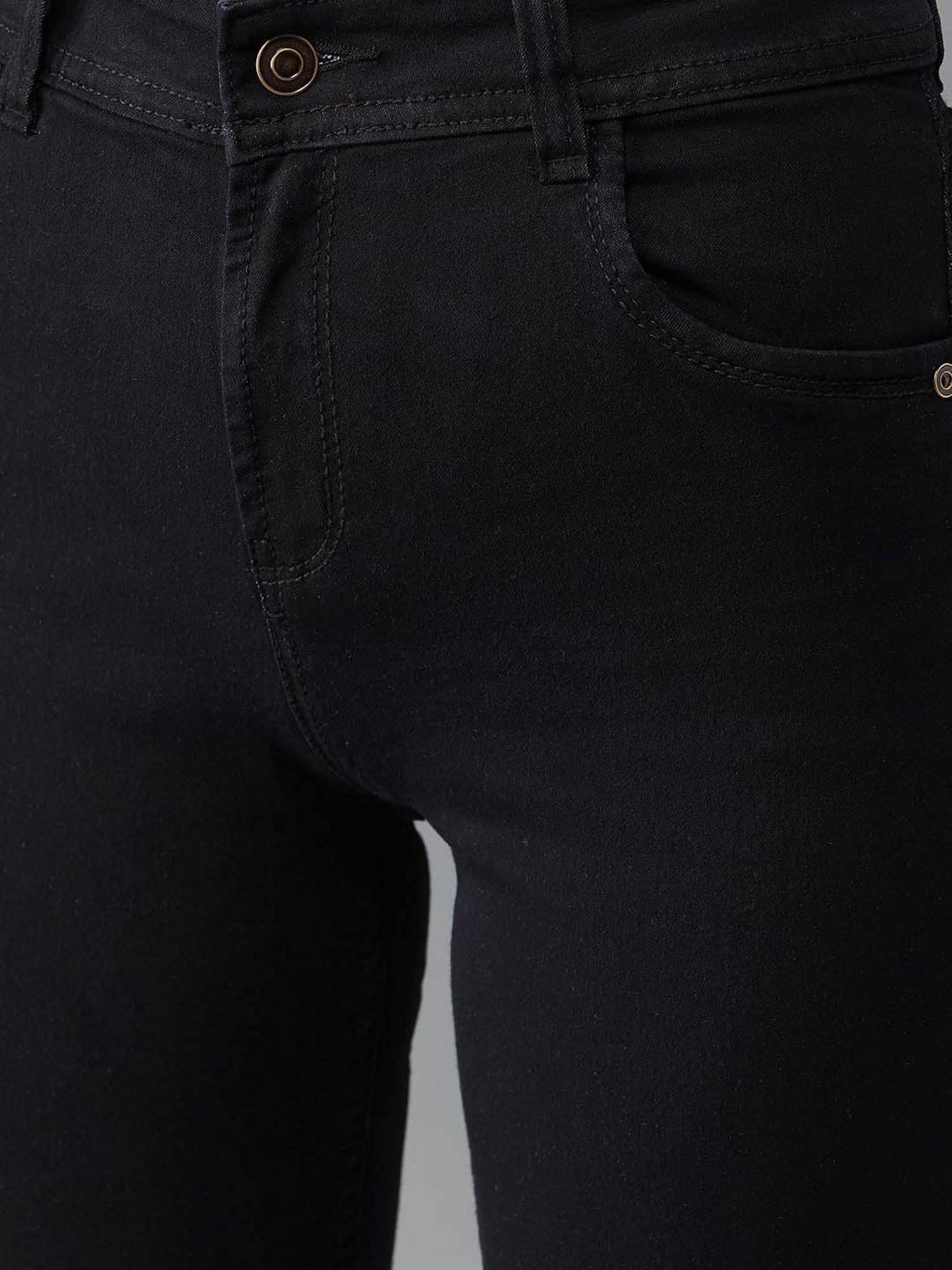 DOLCE CRUDO Black High Rise Jeans