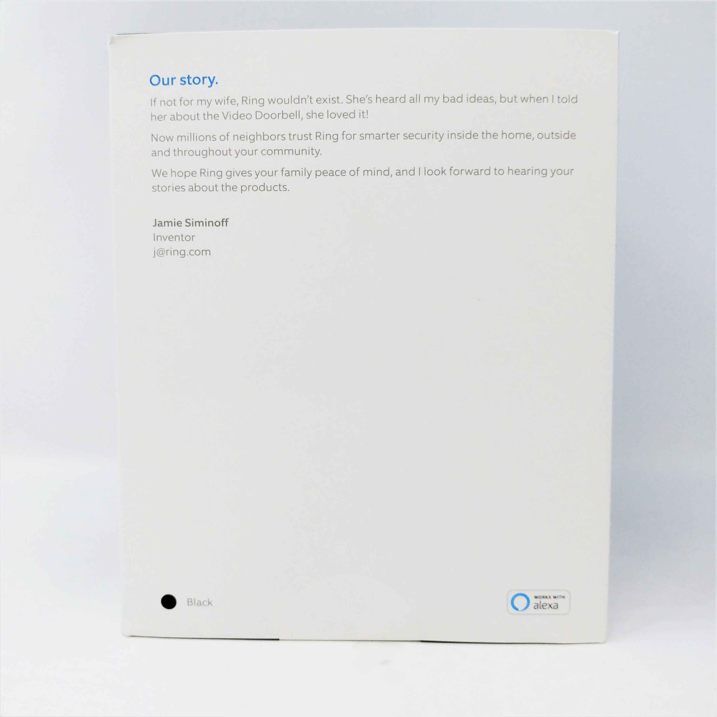 Ring Floodlight Cam, Motion-Activated HD Security Camera with built-in Floodlights, a Siren Alarm and Two-Way Talk (Black)