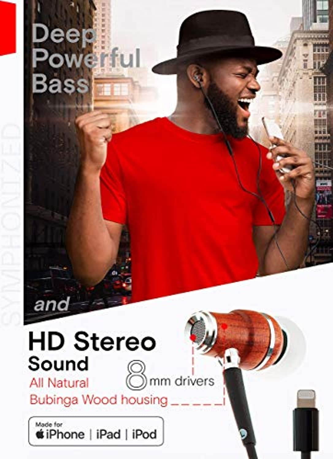 Symphonized NRG MFI Earbuds, Certified Lightning Earbuds Compatible and NXT 2.0 Bluetooth Wireless Portable Speaker