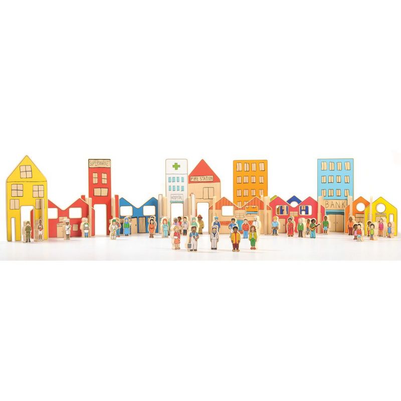The Freckled Frog Happy Architect Town  - 26 Pcs