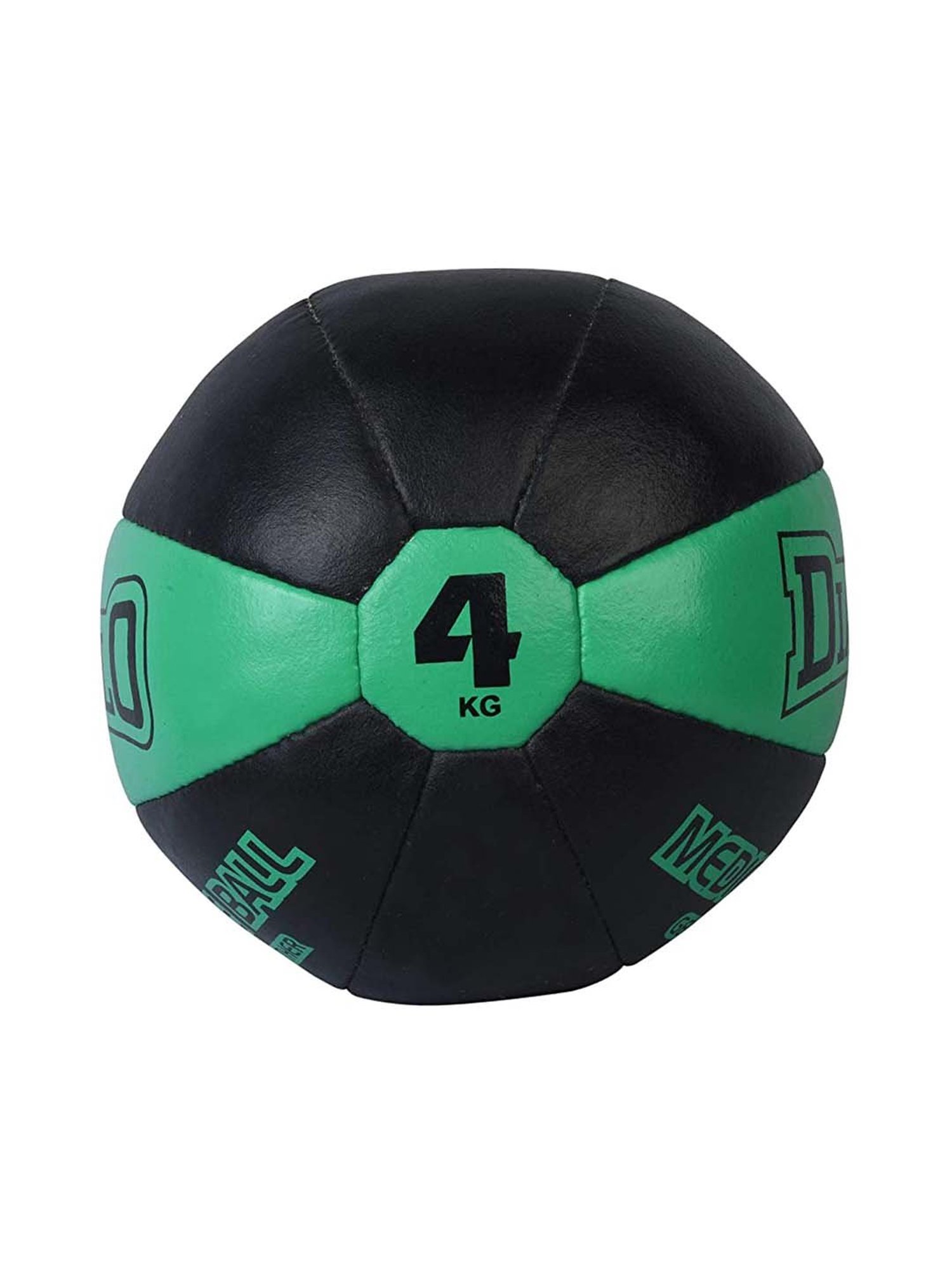 Diablo Black & Green Genuine Leather No Bounce Medicine Ball (4kg)