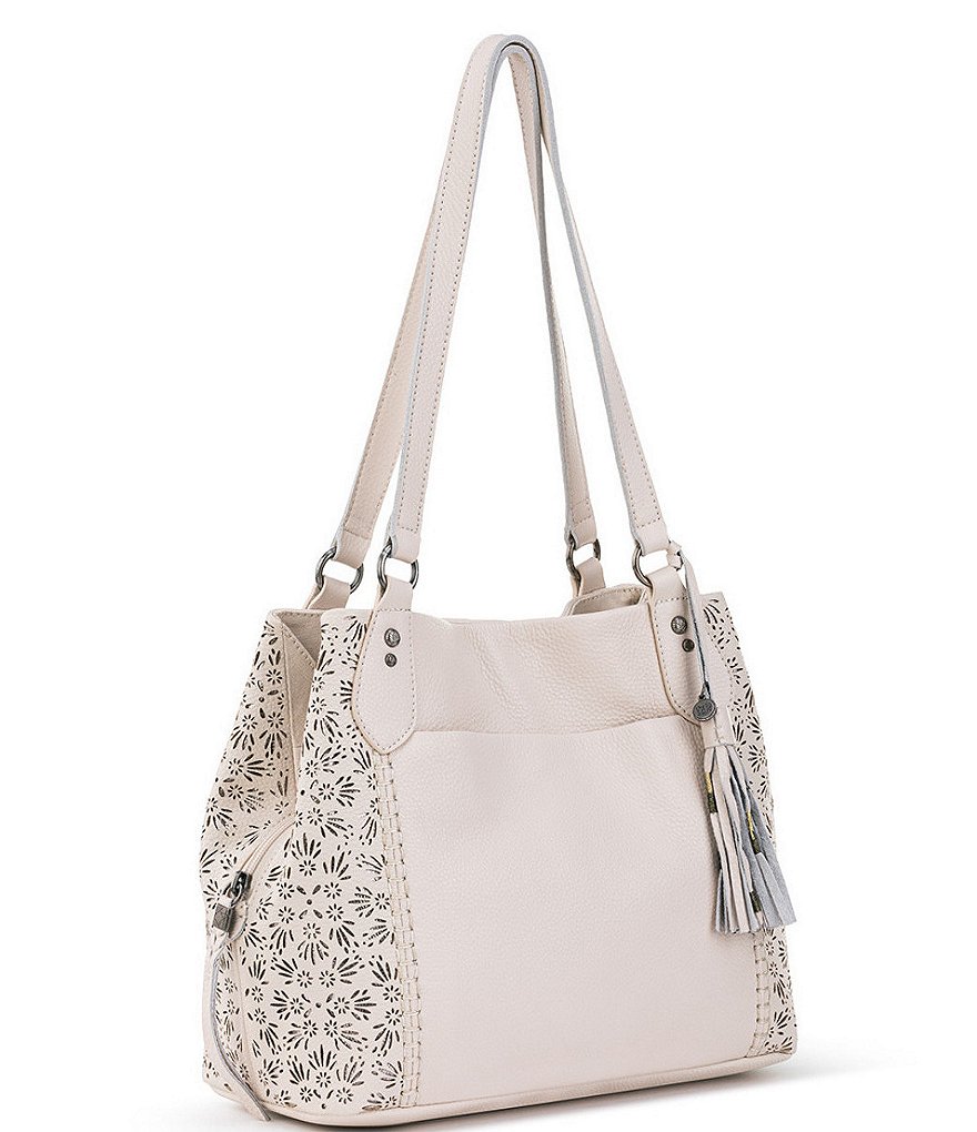 Patricia Nash Birds of Paradise Embroidery Collection Ferrara Frame Shoulder Bag